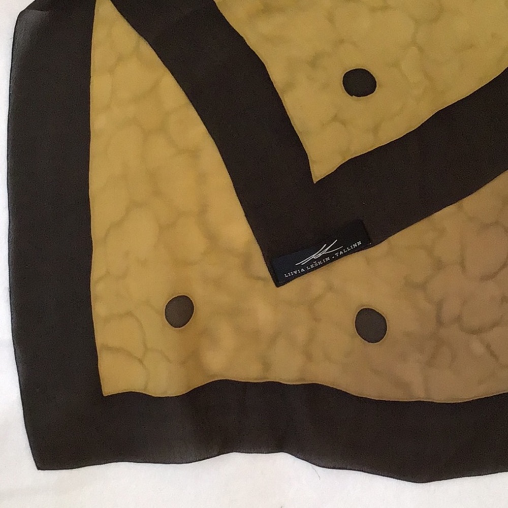 Liivia Leskin Designer Silk Scarf Talllinn Estonia
